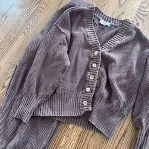 Free people Hallie sweater set